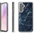 thumbnail image 1 of Shockproof Protective Phone Case for Samsung Galaxy A26 5G, by OneToughShield - Marble / Blue, 1 of 4