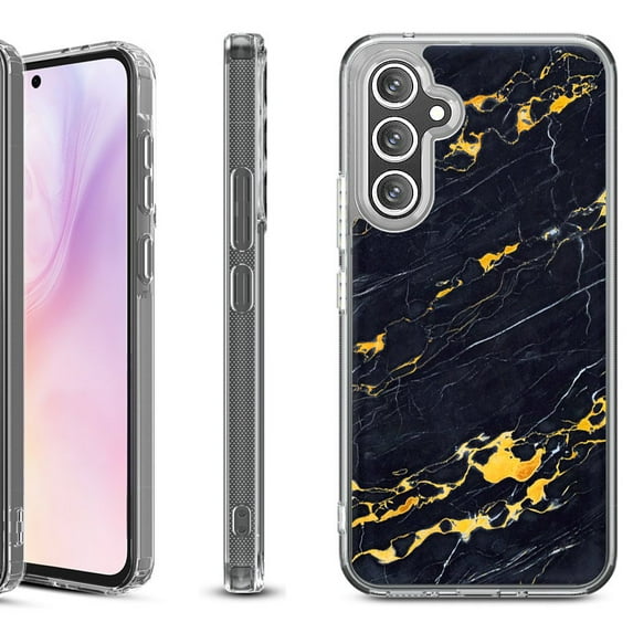 Shockproof Protective Phone Case for Samsung Galaxy A26 5G, by OneToughShield - Marble / Lava