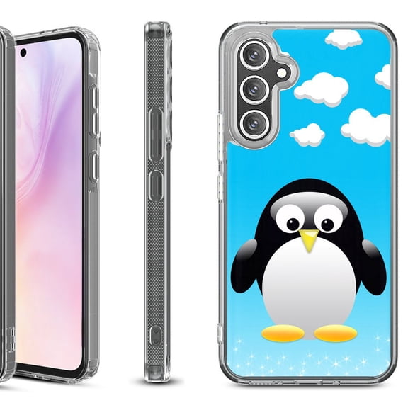Shockproof Protective Phone Case for Samsung Galaxy A26 5G, by OneToughShield - Penguin