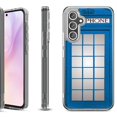 thumbnail image 1 of Shockproof Protective Phone Case for Samsung Galaxy A26 5G, by OneToughShield - Phone Booth Blue, 1 of 4