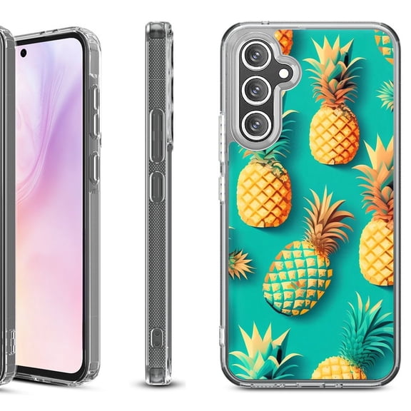 Shockproof Protective Phone Case for Samsung Galaxy A26 5G, by OneToughShield - Pineapple