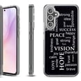 thumbnail image 1 of Shockproof Protective Phone Case for Samsung Galaxy A26 5G, by OneToughShield - Positive Words, 1 of 4