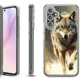 thumbnail image 1 of Shockproof Protective Phone Case for Samsung Galaxy A26 5G, by OneToughShield - Running Wolf, 1 of 4