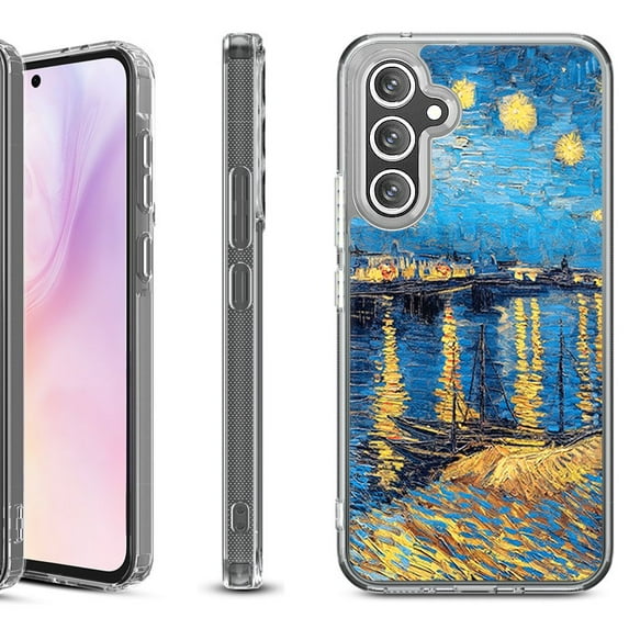 Shockproof Protective Phone Case for Samsung Galaxy A26 5G, by OneToughShield - Starry Night Rhone