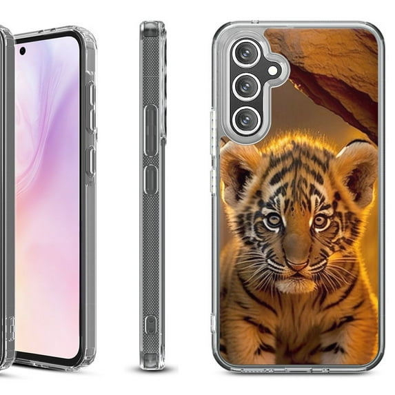 Shockproof Protective Phone Case for Samsung Galaxy A26 5G, by OneToughShield - Tiger Cub