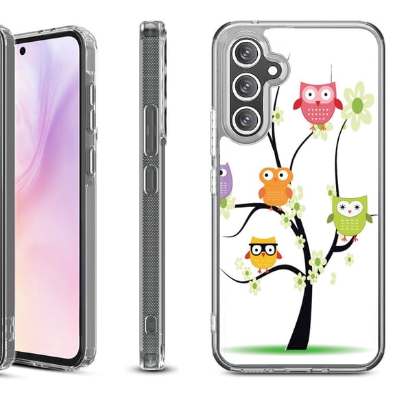 Shockproof Protective Phone Case for Samsung Galaxy A26 5G, by OneToughShield - Tree Owl