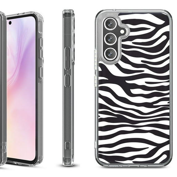 Shockproof Protective Phone Case for Samsung Galaxy A26 5G, by OneToughShield - Zebra B/W