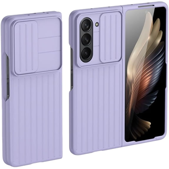 Shockproof Protective Phone Case for Samsung Galaxy Z Fold 5, Premium Full Protection Cover Case Compatible with Samsung Galaxy Z Fold 5 (Purple)
