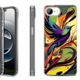 thumbnail image 1 of Shockproof Protective Phone Case for iPhone 16e, by OneToughShield - Abstract Bird, 1 of 5