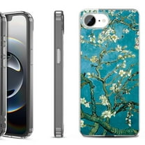 Shockproof Protective Phone Case for iPhone 16e, by OneToughShield - Almond Blossom