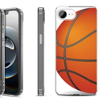 Shockproof Protective Phone Case for iPhone 16e, by OneToughShield - Basketball