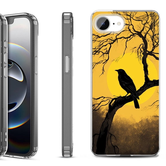 Shockproof Protective Phone Case for iPhone 16e, by OneToughShield - Bird Sunset