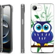 thumbnail image 1 of Shockproof Protective Phone Case for iPhone 16e, by OneToughShield - Blue Owl, 1 of 5