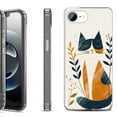 thumbnail image 1 of Shockproof Protective Phone Case for iPhone 16e, by OneToughShield - Calm Cat, 1 of 5