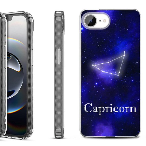 Shockproof Protective Phone Case for iPhone 16e, by OneToughShield - Capricorn