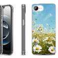 thumbnail image 1 of Shockproof Protective Phone Case for iPhone 16e, by OneToughShield - Daisy Field, 1 of 5