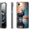 thumbnail image 1 of Shockproof Protective Phone Case for iPhone 16e, by OneToughShield - Deer Autumn, 1 of 5
