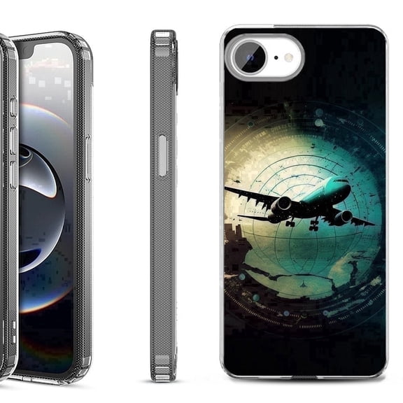 Shockproof Protective Phone Case for iPhone 16e, by OneToughShield - Flight Tracker