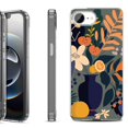 thumbnail image 1 of Shockproof Protective Phone Case for iPhone 16e, by OneToughShield - Flower Art, 1 of 5