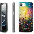 thumbnail image 1 of Shockproof Protective Phone Case for iPhone 16e, by OneToughShield - Flower Field, 1 of 5