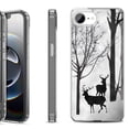 thumbnail image 1 of Shockproof Protective Phone Case for iPhone 16e, by OneToughShield - Forest Deer, 1 of 5