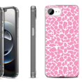 thumbnail image 1 of Shockproof Protective Phone Case for iPhone 16e, by OneToughShield - Giraffe/Pink, 1 of 5