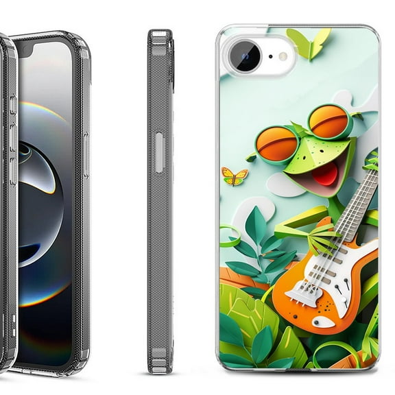 Shockproof Protective Phone Case for iPhone 16e, by OneToughShield – Grasshopper