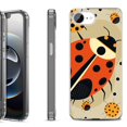 thumbnail image 1 of Shockproof Protective Phone Case for iPhone 16e, by OneToughShield - Lady Bettle, 1 of 5
