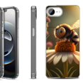 thumbnail image 1 of Shockproof Protective Phone Case for iPhone 16e, by OneToughShield - Little Bee, 1 of 5