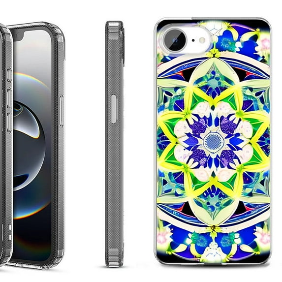 Shockproof Protective Phone Case for iPhone 16e, by OneToughShield - Mandalas Color