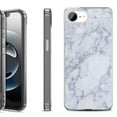 thumbnail image 1 of Shockproof Protective Phone Case for iPhone 16e, by OneToughShield - Marble / Clouds, 1 of 5
