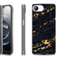 thumbnail image 1 of Shockproof Protective Phone Case for iPhone 16e, by OneToughShield - Marble / Lava, 1 of 5