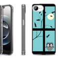 thumbnail image 1 of Shockproof Protective Phone Case for iPhone 16e, by OneToughShield - Moon Owl, 1 of 5