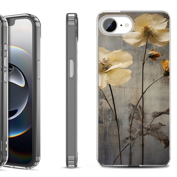Shockproof Protective Phone Case for iPhone 16e, by OneToughShield - Myth Flower