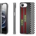 thumbnail image 1 of Shockproof Protective Phone Case for iPhone 16e, by OneToughShield - Racing, 1 of 5