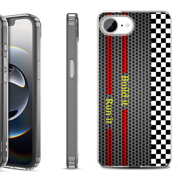Shockproof Protective Phone Case for iPhone 16e, by OneToughShield - Racing