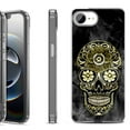 thumbnail image 1 of Shockproof Protective Phone Case for iPhone 16e, by OneToughShield - Skull Smoke, 1 of 5