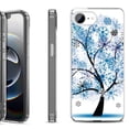 thumbnail image 1 of Shockproof Protective Phone Case for iPhone 16e, by OneToughShield - Snowflakes Tree, 1 of 5