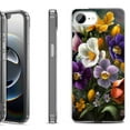thumbnail image 1 of Shockproof Protective Phone Case for iPhone 16e, by OneToughShield - Spring Flower, 1 of 5