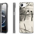 thumbnail image 1 of Shockproof Protective Phone Case for iPhone 16e, by OneToughShield - Springtime Birds, 1 of 5