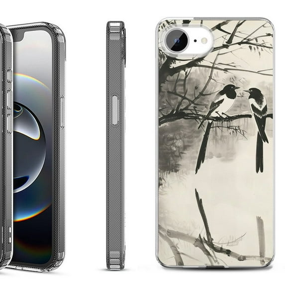 Shockproof Protective Phone Case for iPhone 16e, by OneToughShield - Springtime Birds