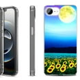 thumbnail image 1 of Shockproof Protective Phone Case for iPhone 16e, by OneToughShield - Sunflower Moon, 1 of 5
