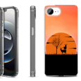 thumbnail image 1 of Shockproof Protective Phone Case for iPhone 16e, by OneToughShield - Sunset Deer, 1 of 5