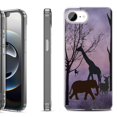 thumbnail image 1 of Shockproof Protective Phone Case for iPhone 16e, by OneToughShield - Twilight Safari, 1 of 5