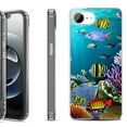 thumbnail image 1 of Shockproof Protective Phone Case for iPhone 16e, by OneToughShield - Underwater, 1 of 5