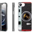 thumbnail image 1 of Shockproof Protective Phone Case for iPhone 16e, by OneToughShield - Vintage Camera, 1 of 5