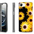 thumbnail image 1 of Shockproof Protective Phone Case for iPhone 16e, by OneToughShield - Yellow Flower, 1 of 5
