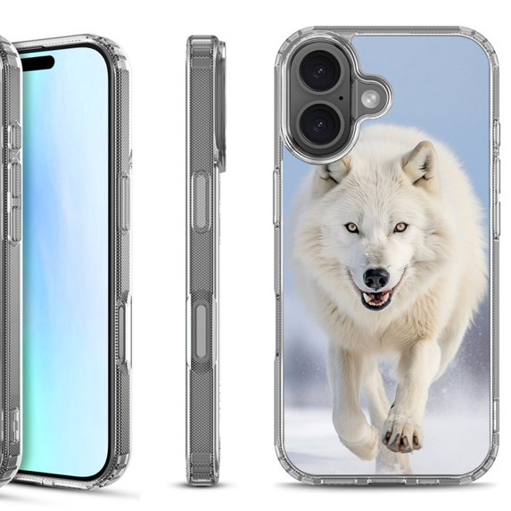 For iPhone 17 Shockproof Protective Phone Case, by OneToughShield - Arctic Wolf