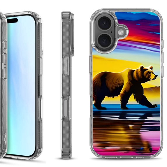 For iPhone 17 Shockproof Protective Phone Case, by OneToughShield - Bear