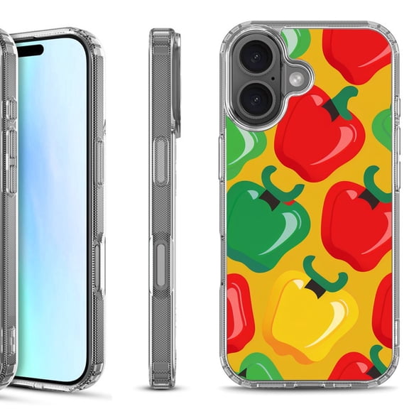 For iPhone 17 Shockproof Protective Phone Case, by OneToughShield - Bell Pepper